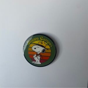 Snoopy happy camper pin